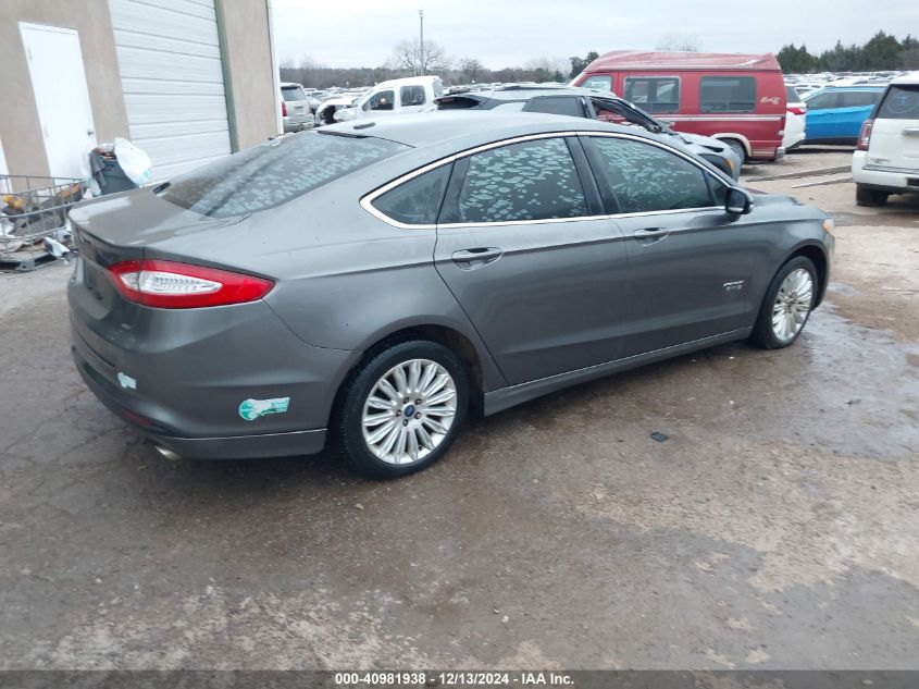 VIN 3FA6P0PU9ER269416 2014 FORD FUSION ENERGI no.4