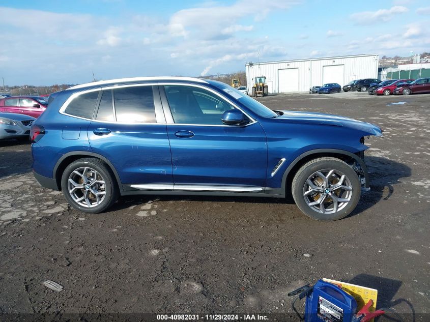 VIN 5UX53DP08N9M75620 2022 BMW X3 no.13