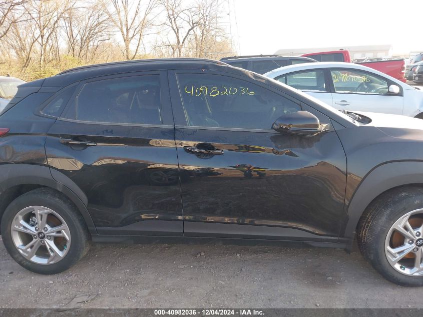 2022 Hyundai Kona Sel VIN: KM8K62AB8NU926791 Lot: 40982036