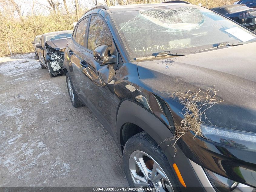 2022 Hyundai Kona Sel VIN: KM8K62AB8NU926791 Lot: 40982036