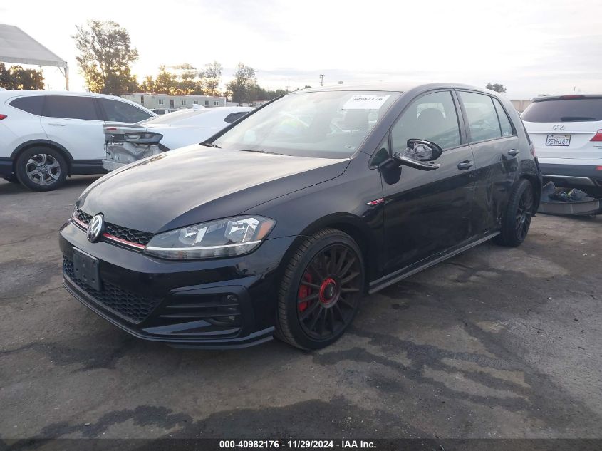 VIN 3VW6T7AU5KM035805 2019 Volkswagen Golf Gti, 2.0... no.2