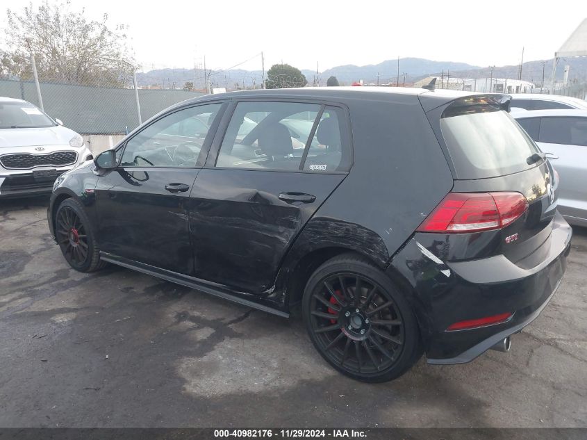 VIN 3VW6T7AU5KM035805 2019 Volkswagen Golf Gti, 2.0... no.3