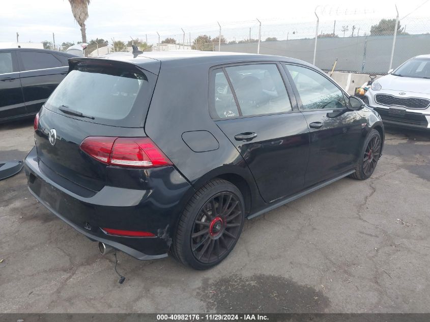 VIN 3VW6T7AU5KM035805 2019 Volkswagen Golf Gti, 2.0... no.4