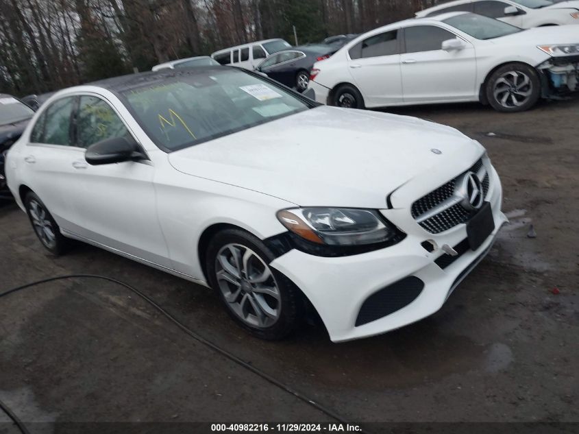 VIN WDDWF4KB1GR145641 2016 Mercedes-Benz C 300, 4Ma... no.1