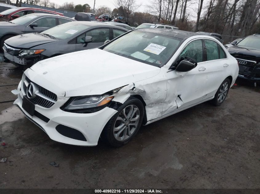 VIN WDDWF4KB1GR145641 2016 Mercedes-Benz C 300, 4Ma... no.2