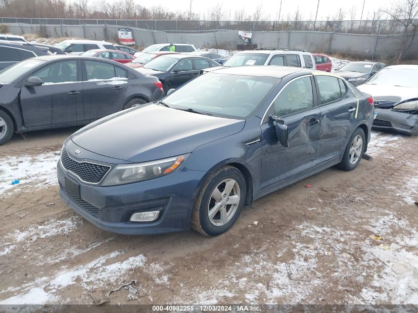 VIN KNAGM4A78F5534684 2015 KIA Optima, LX no.2