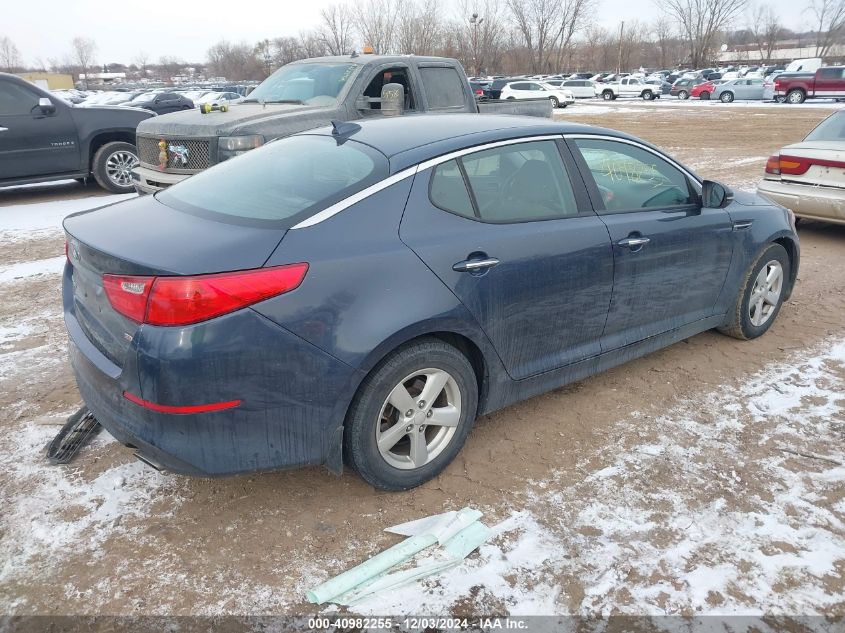 VIN KNAGM4A78F5534684 2015 KIA Optima, LX no.4