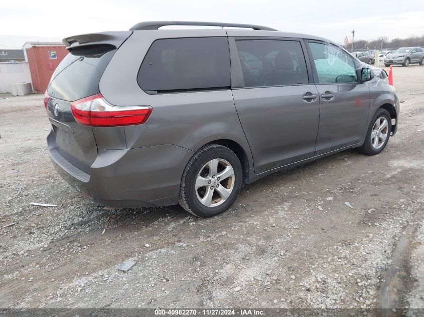 VIN 5TDKK3DC0FS680156 2015 TOYOTA SIENNA no.4