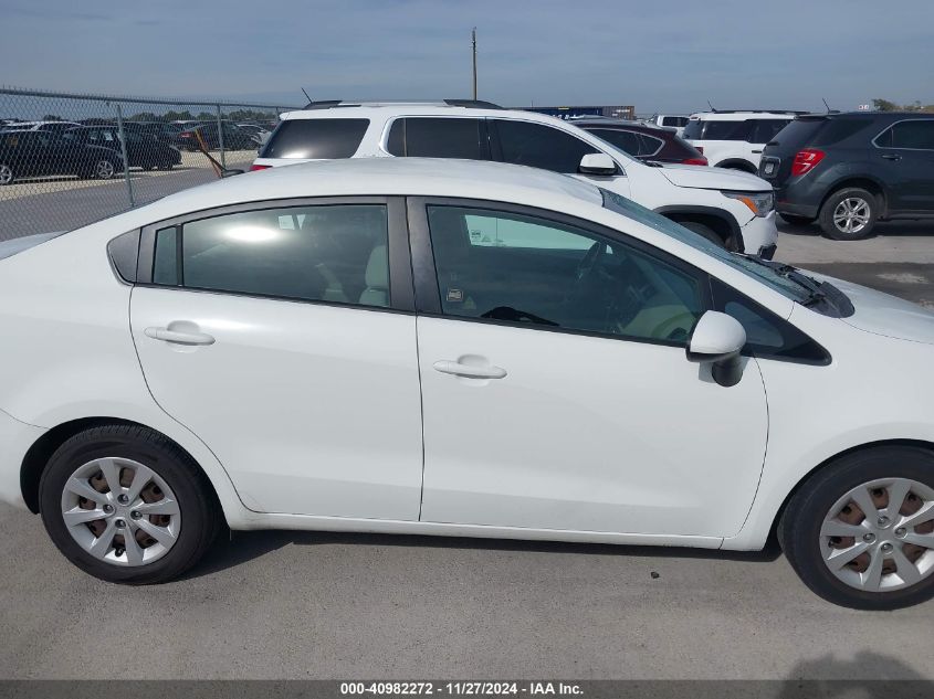 2015 Kia Rio Lx VIN: KNADM4A30F6444083 Lot: 40982272