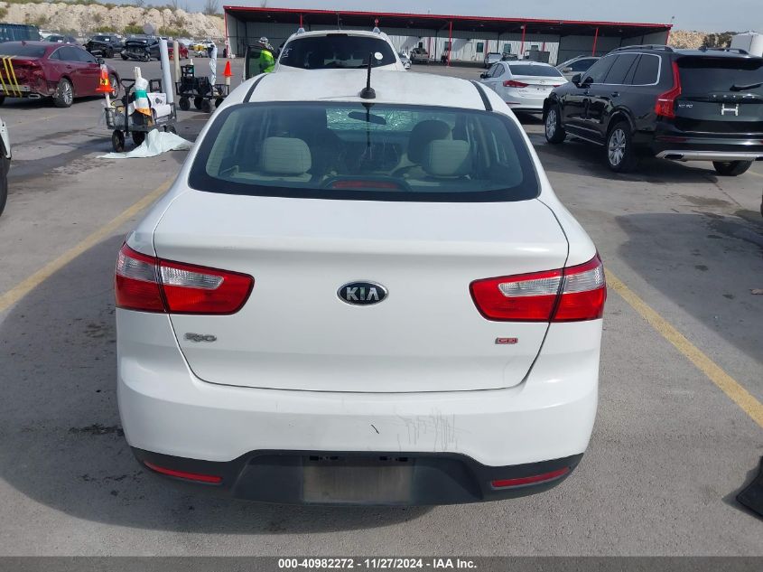 2015 Kia Rio Lx VIN: KNADM4A30F6444083 Lot: 40982272