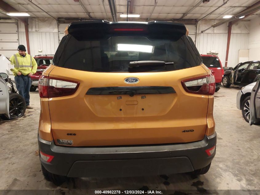 2021 Ford Ecosport Ses VIN: MAJ6S3JL1MC438325 Lot: 40982278