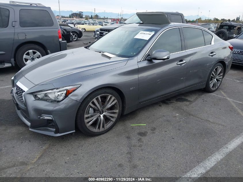 VIN JN1EV7AP1LM204351 2020 Infiniti Q50, Sport no.2