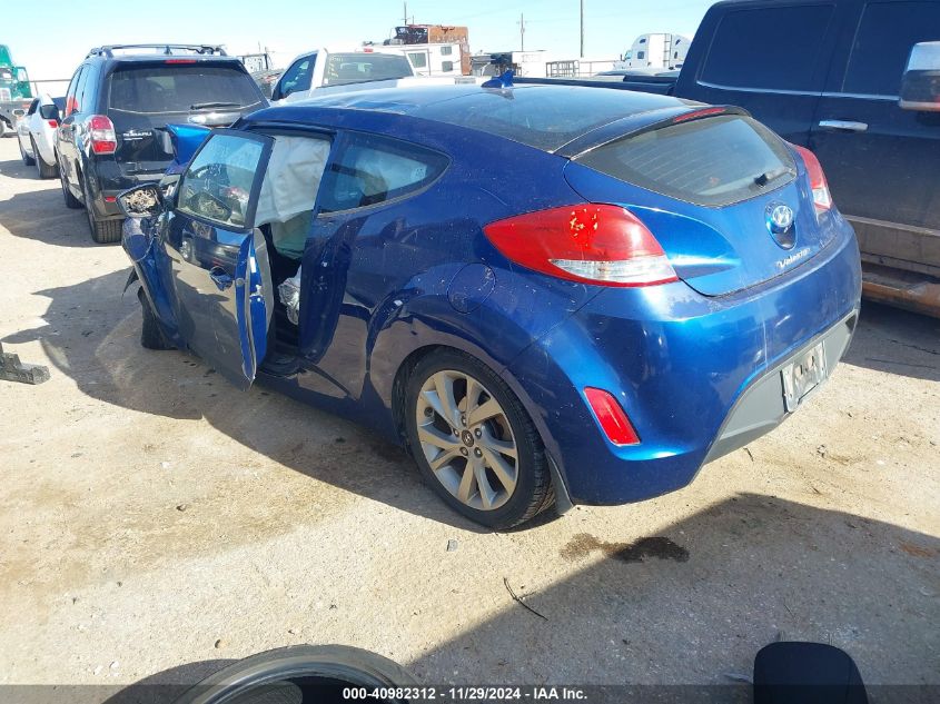 VIN KMHTC6ADXGU289248 2016 Hyundai Veloster no.3