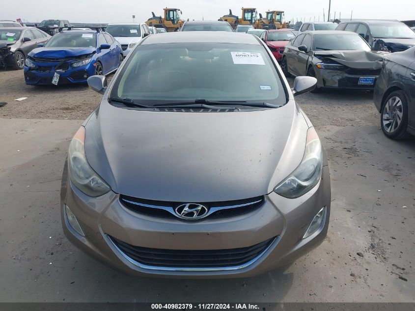 2012 Hyundai Elantra Gls VIN: 5NPDH4AE9CH105638 Lot: 40982379