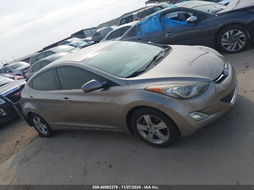 2012 Hyundai Elantra Gls VIN: 5NPDH4AE9CH105638 Lot: 40982379