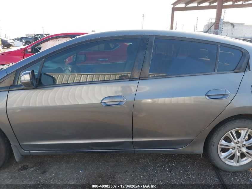 2010 Honda Insight Ex VIN: JHMZE2H77AS021566 Lot: 40982507