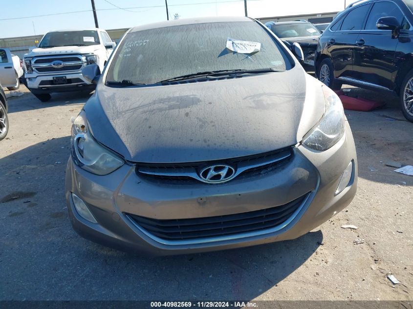 2013 Hyundai Elantra Gls VIN: 5NPDH4AE9DH416083 Lot: 40982569