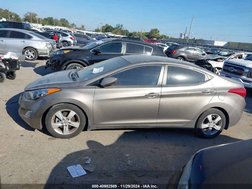 2013 Hyundai Elantra Gls VIN: 5NPDH4AE9DH416083 Lot: 40982569