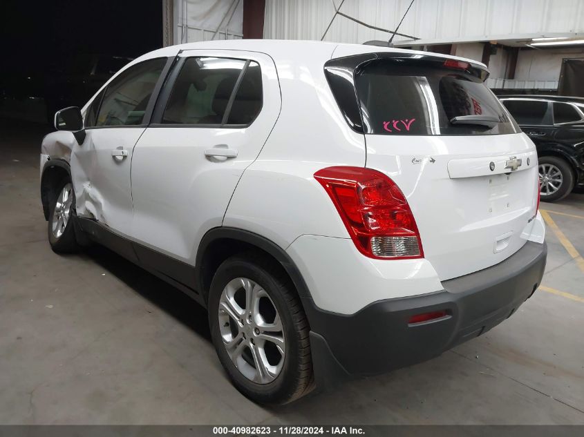 VIN 3GNCJKSB4GL265593 2016 Chevrolet Trax, 1LS no.3