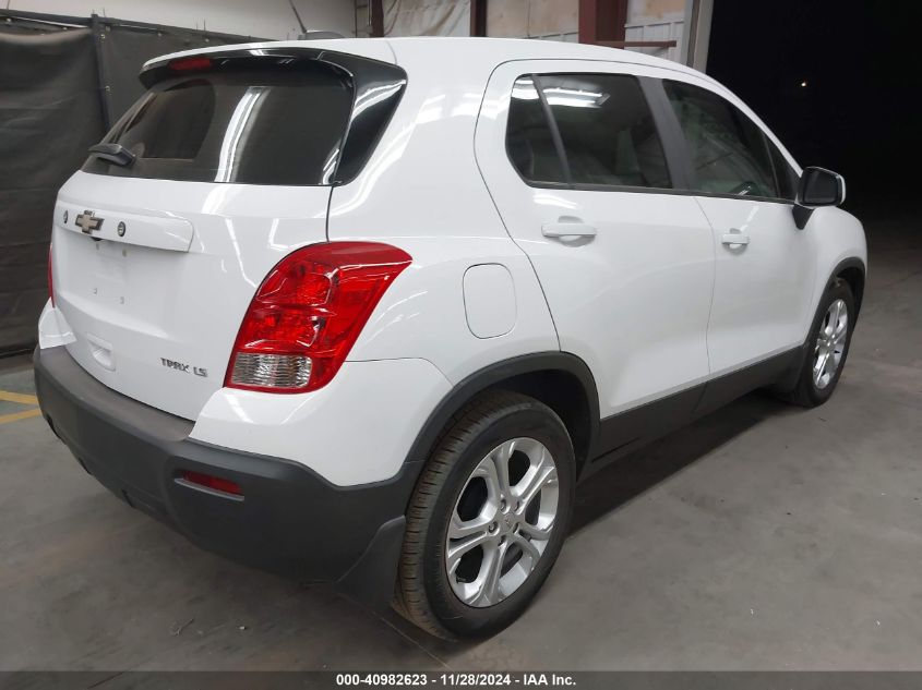 VIN 3GNCJKSB4GL265593 2016 Chevrolet Trax, 1LS no.4