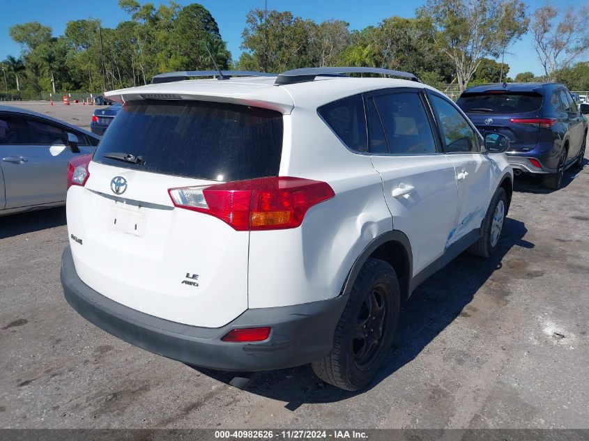 VIN 2T3BFREV9FW279145 2015 Toyota RAV4, LE no.4