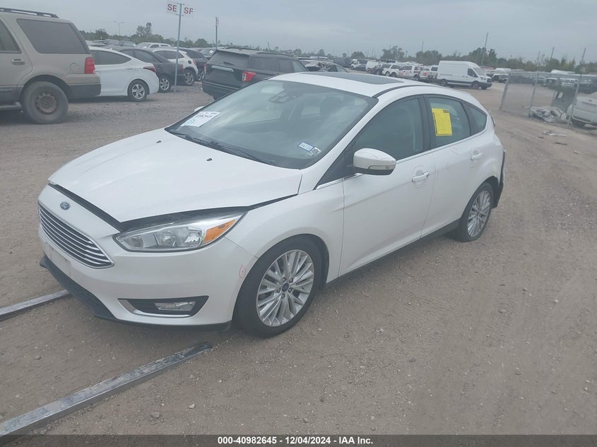 Vin: 1fadp3n26hl231025, lot: 41472461, ford focus titanium 20172