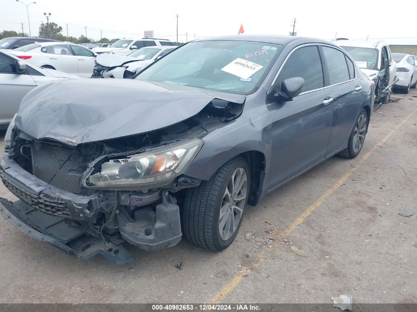 VIN 1HGCR2E56EA080393 2014 Honda Accord, Sport no.2