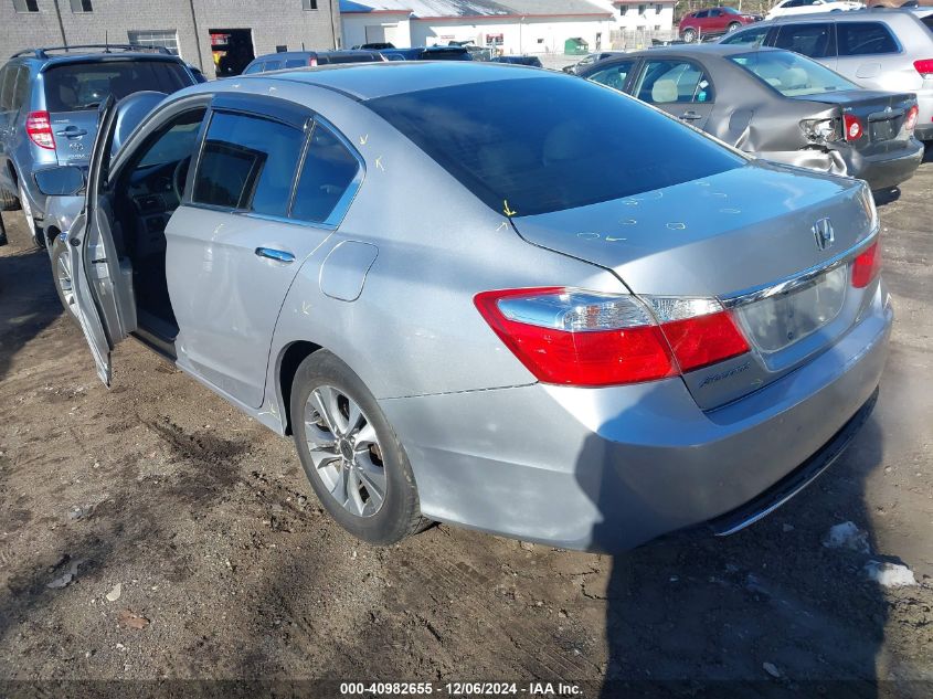 VIN 1HGCR2F30DA124786 2013 Honda Accord, LX no.3