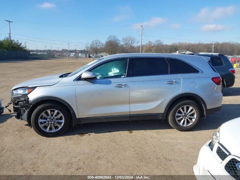 2020 Kia Sorento 2.4L L VIN: 5XYPG4A31LG638850 Lot: 40982683