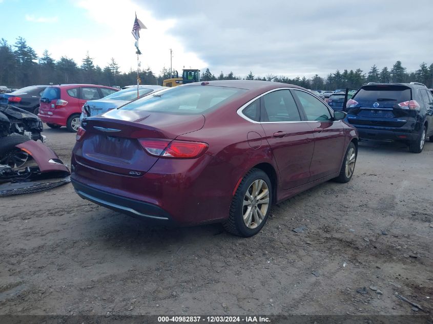 VIN 1C3CCCAB8FN740305 2015 Chrysler 200, Limited no.4