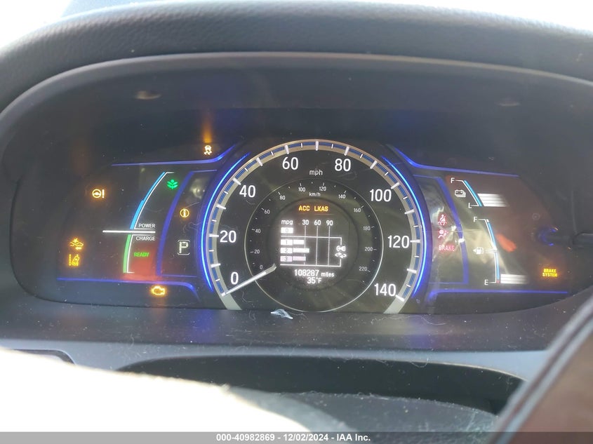 2017 HONDA ACCORD HYBRID VIN: JHMCR6F77HC011029