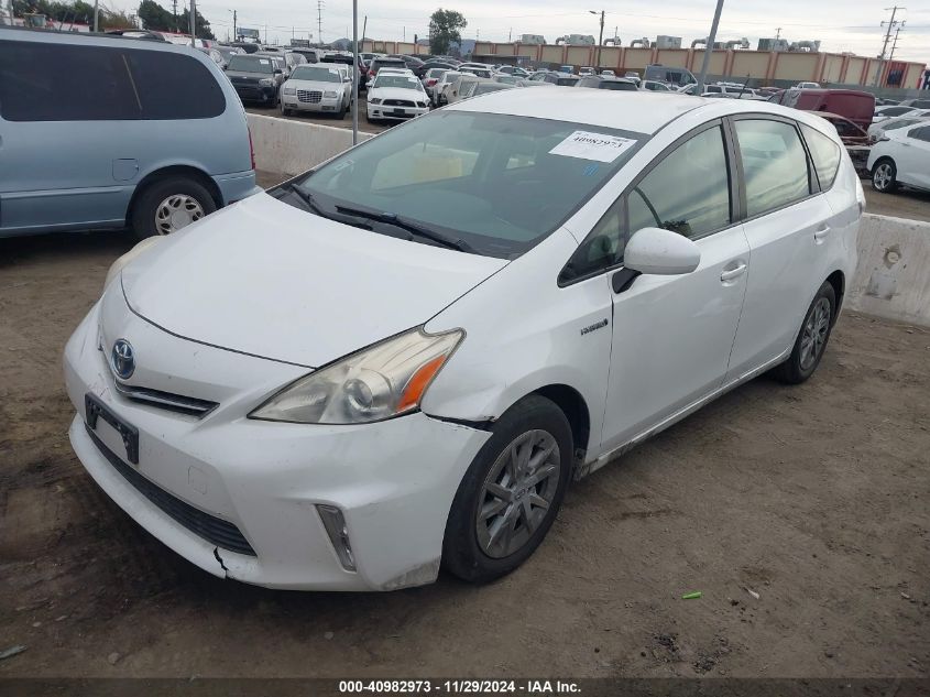 VIN JTDZN3EU1E3297193 2014 Toyota Prius, V Two no.2