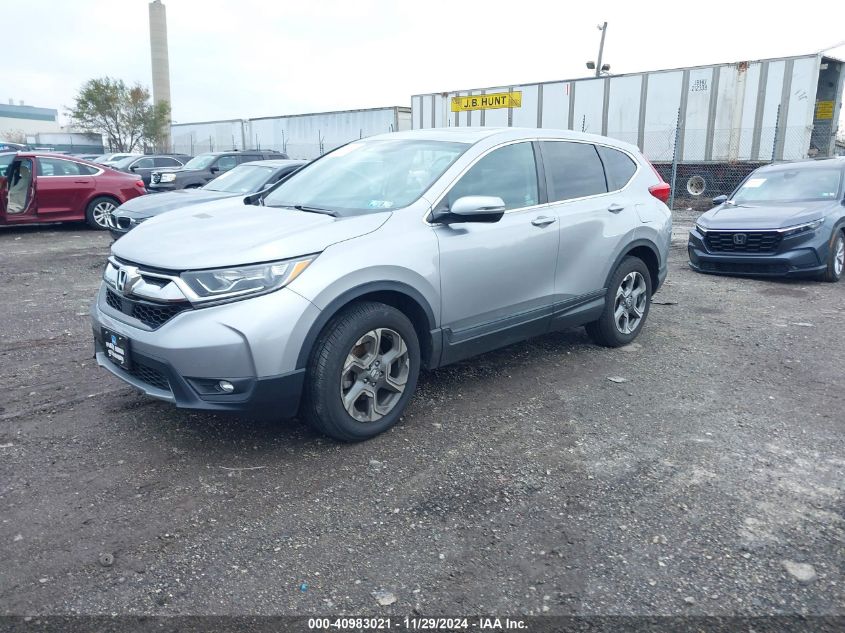 VIN 2HKRW2H50KH666010 2019 Honda CR-V, EX no.2