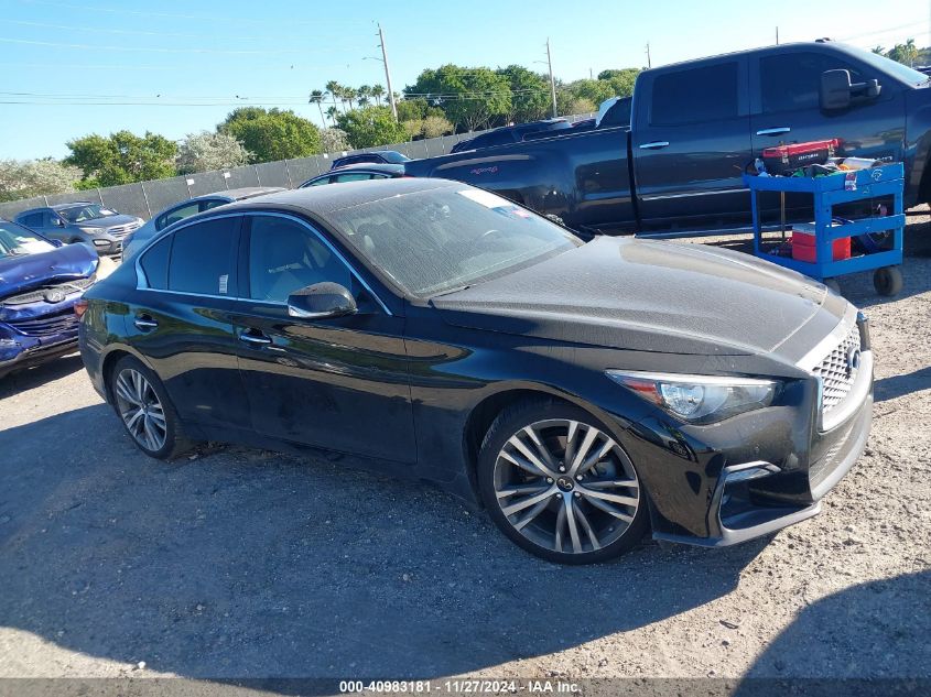 VIN JN1EV7CP8MM700617 2021 Infiniti Q50, Sensory no.13