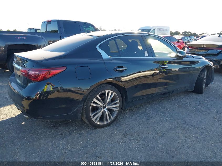 VIN JN1EV7CP8MM700617 2021 Infiniti Q50, Sensory no.4