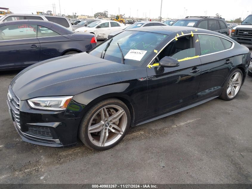 VIN WAUENCF57KA079267 2019 Audi A5, 45 Premium no.2