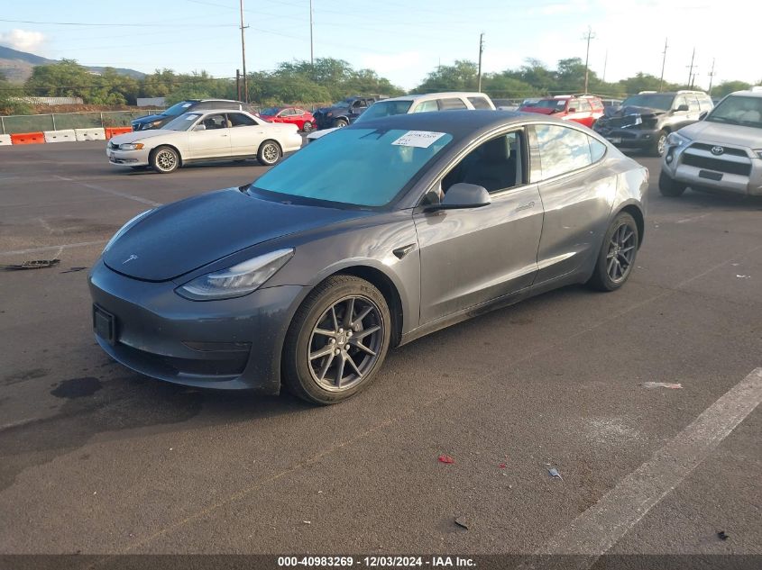 VIN 5YJ3E1EA3MF850301 2021 TESLA MODEL 3 no.2