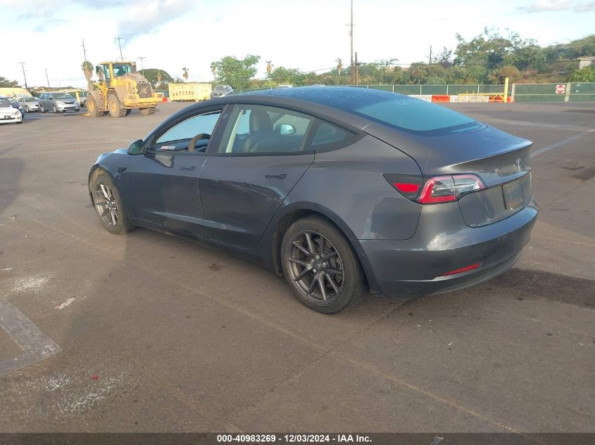 VIN 5YJ3E1EA3MF850301 2021 TESLA MODEL 3 no.3