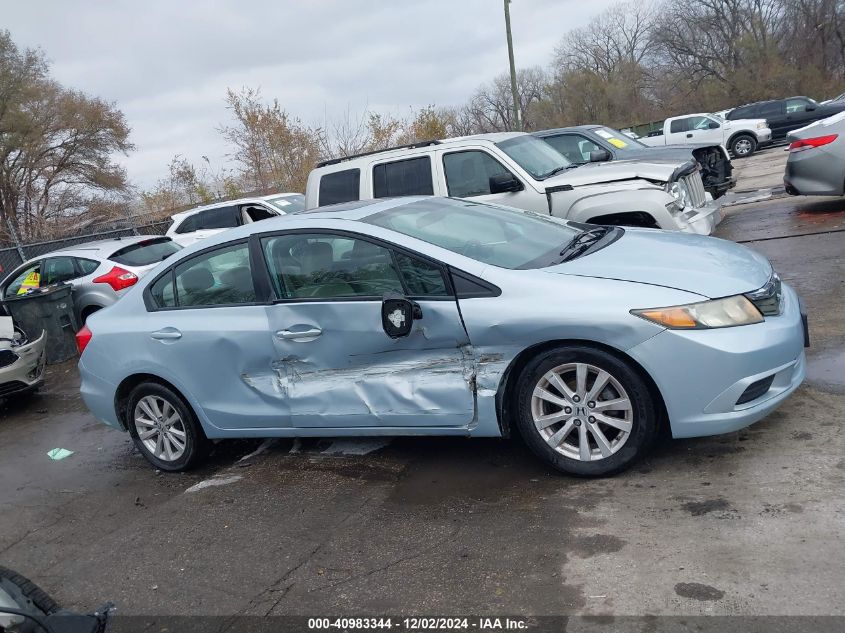 2012 Honda Civic Ex VIN: 19XFB2F87CE044425 Lot: 40983344