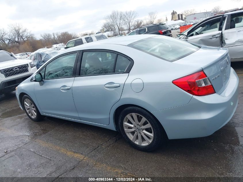 2012 Honda Civic Ex VIN: 19XFB2F87CE044425 Lot: 40983344