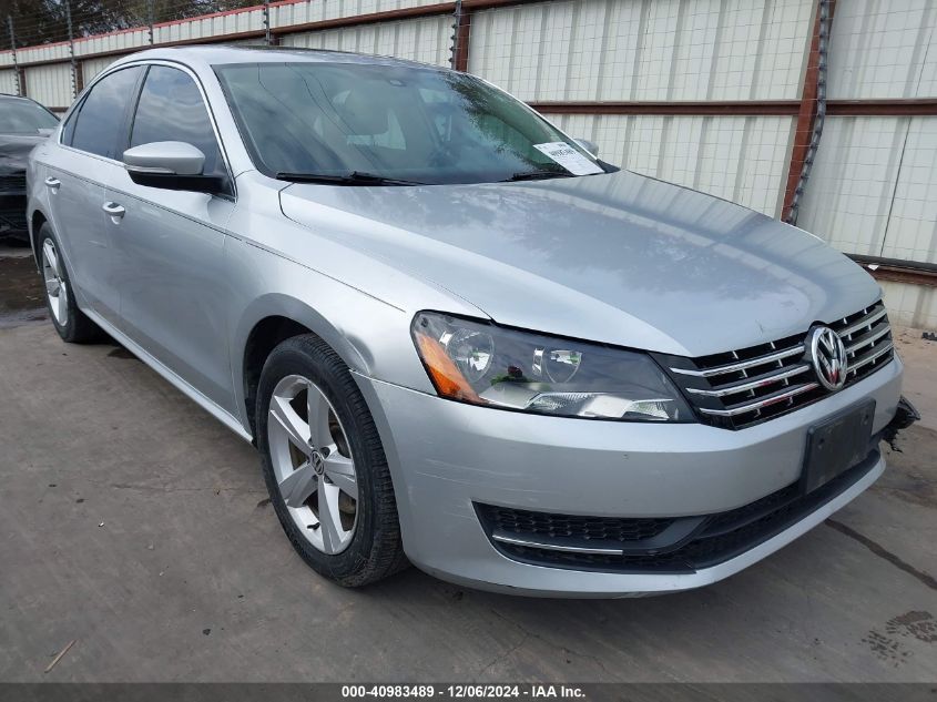 VIN 1VWBN7A38DC150578 2013 VOLKSWAGEN PASSAT no.1