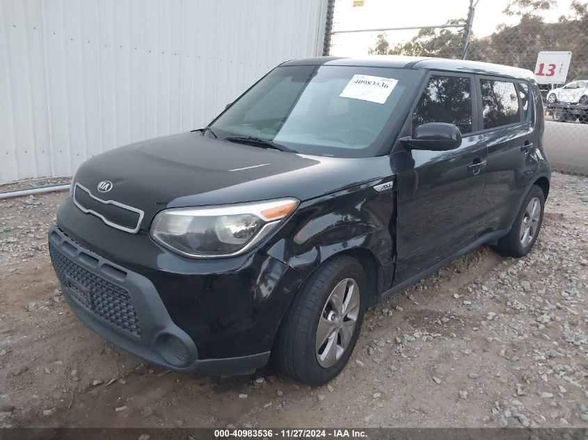 VIN KNDJN2A29F7206287 2015 KIA Soul no.2