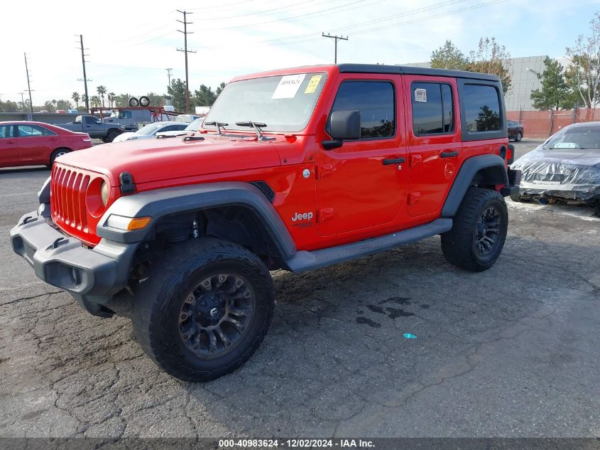 2019 Jeep Wrangler Unlimited Sport S 4X4 VIN: 1C4HJXDG3KW528471 Lot: 40983624