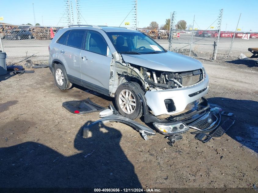 VIN 5XYKT4A75FG565074 2015 KIA Sorento, Lx V6 no.1