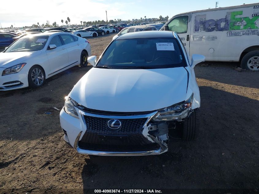 VIN JTHKD5BH5G2257424 2016 Lexus CT, 200H no.12