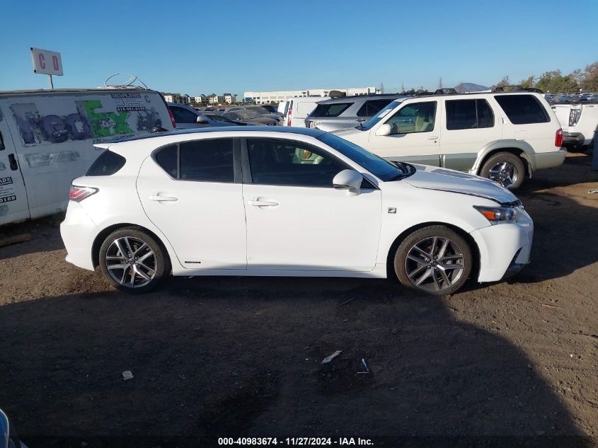 VIN JTHKD5BH5G2257424 2016 Lexus CT, 200H no.13