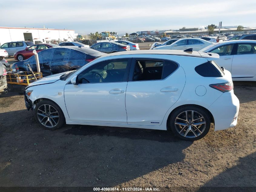 VIN JTHKD5BH5G2257424 2016 Lexus CT, 200H no.14