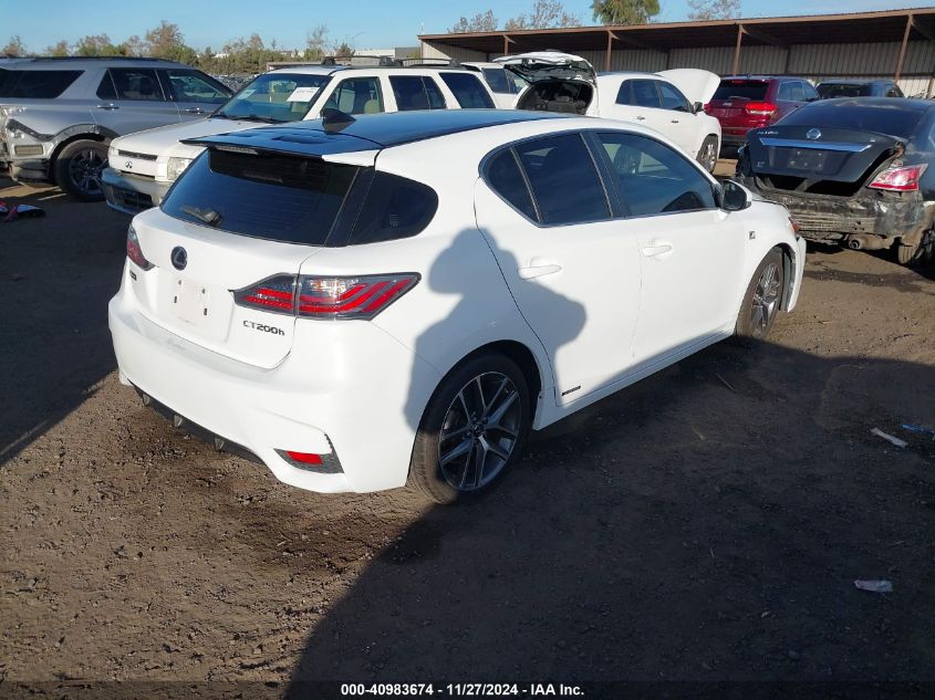 VIN JTHKD5BH5G2257424 2016 Lexus CT, 200H no.4