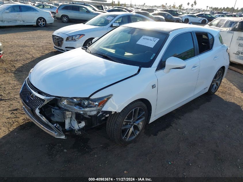 VIN JTHKD5BH5G2257424 2016 Lexus CT, 200H no.6