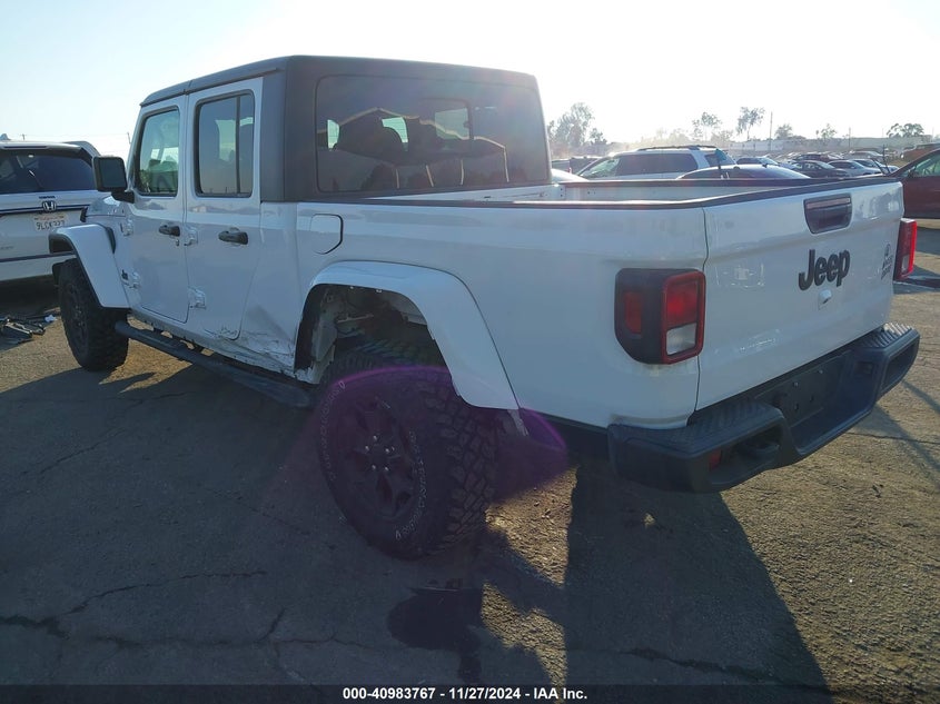 Vin: 1c6hjtag6nl151502, lot: 41473583, jeep gladiator willys 4x4 20223